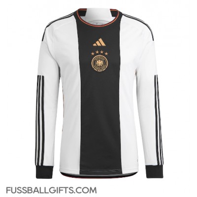 Deutschland Fußballbekleidung Heimtrikot WM 2022 Langarm